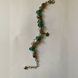 Beach themed charm bracelet